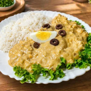Ají de pollo peruano