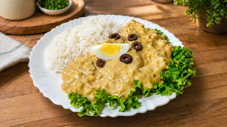 Ají de pollo peruano