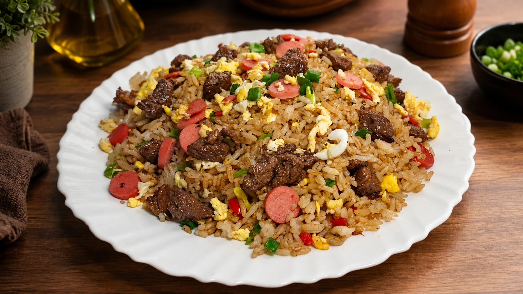 Arroz chaufa de carne