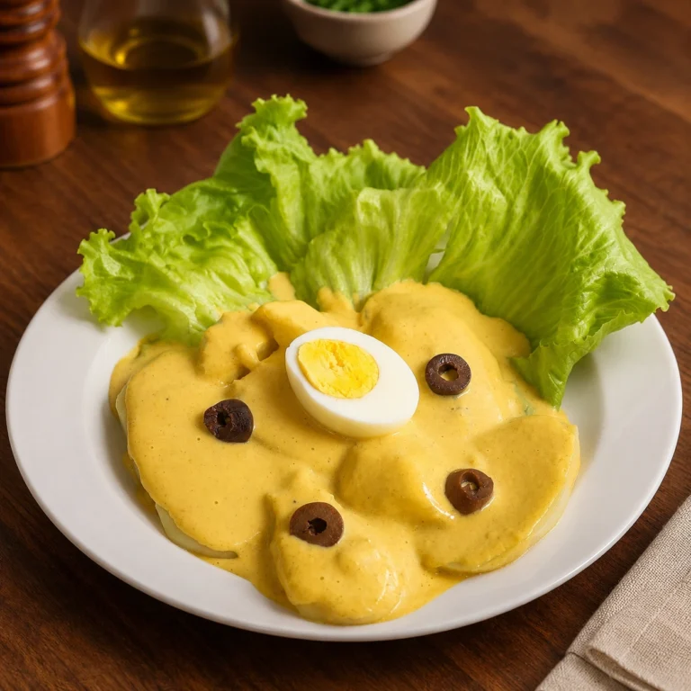 papa con huancaína